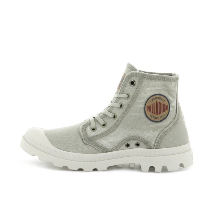 Dámské Boty Palladium Palladenim Světle Zelene | CZ BAZ-28P